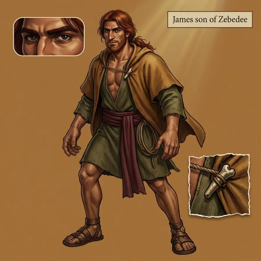 James son of Zebedee portrait