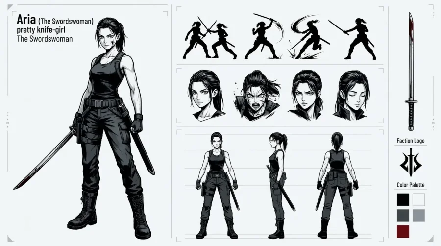 Aria (The Swordswoman) portrait