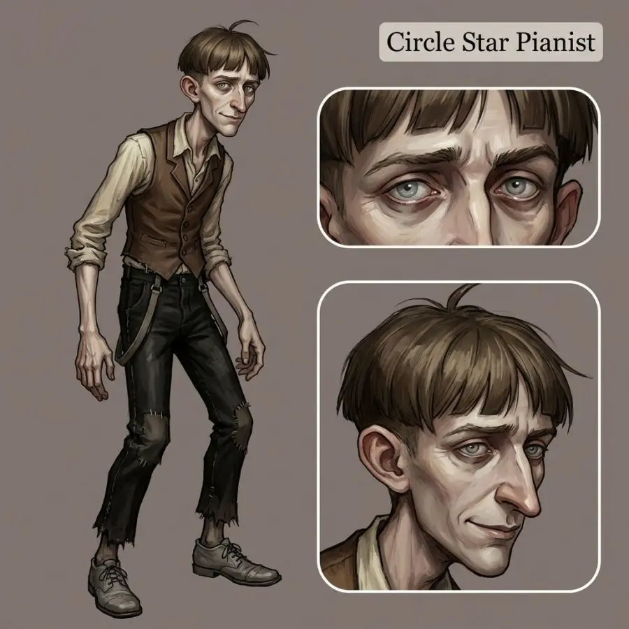 Circle Star Pianist portrait