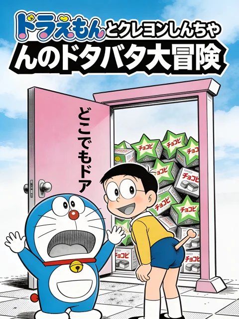 ドラえもんとクレヨンしんちゃんのドタバタ大冒険