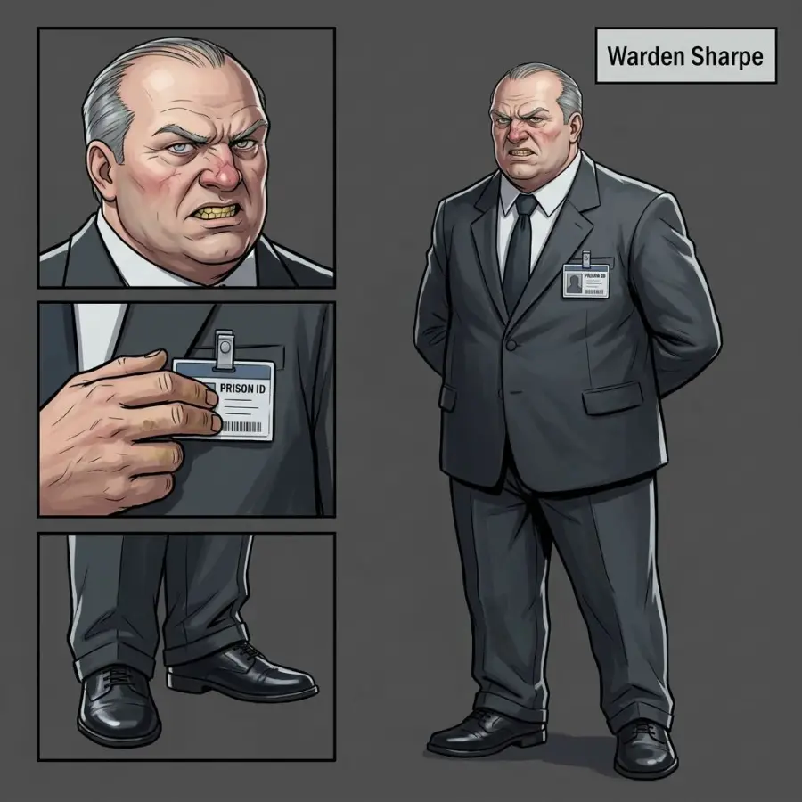 Warden Sharpe portrait