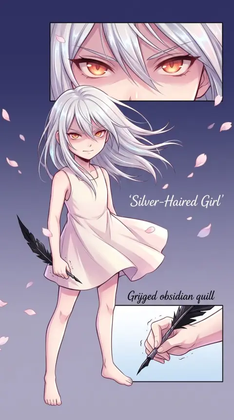 Silver-Haired Girl