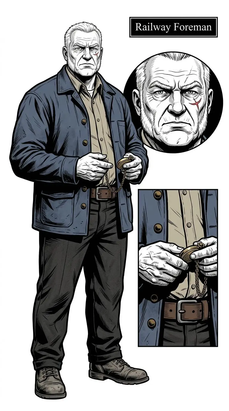 Railway Foreman portrait