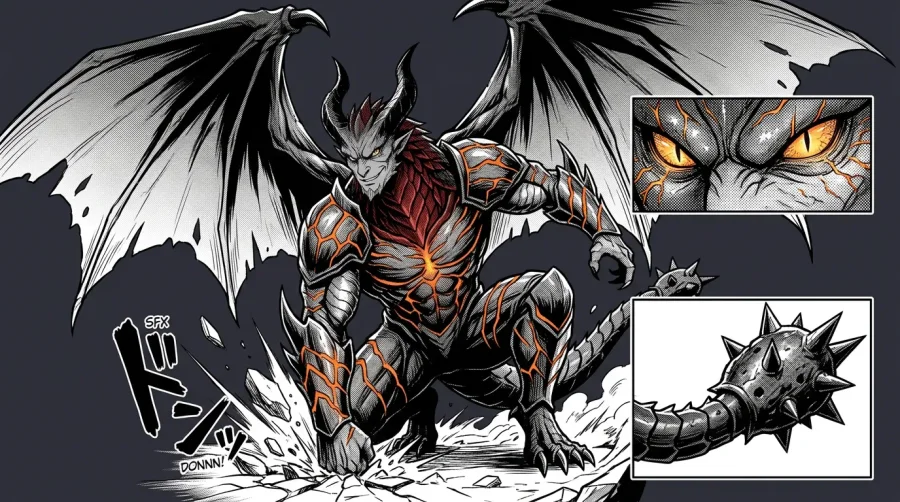 Red Dragon portrait