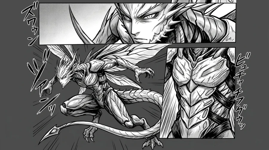 Green Dragon portrait