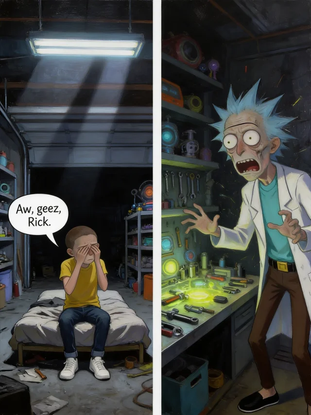Morty blinked, trying
