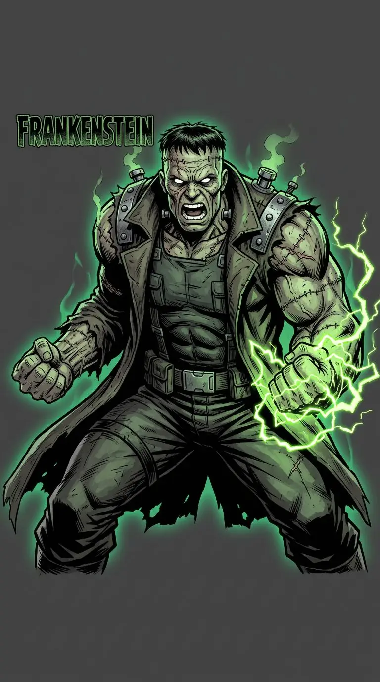 Frankenstein portrait
