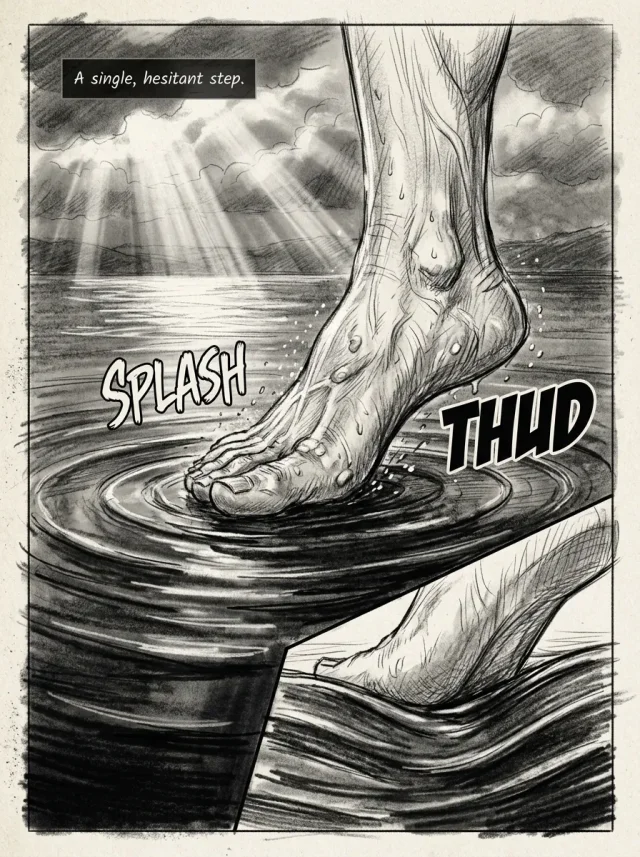 Panel 6 — Peter Walks on Water