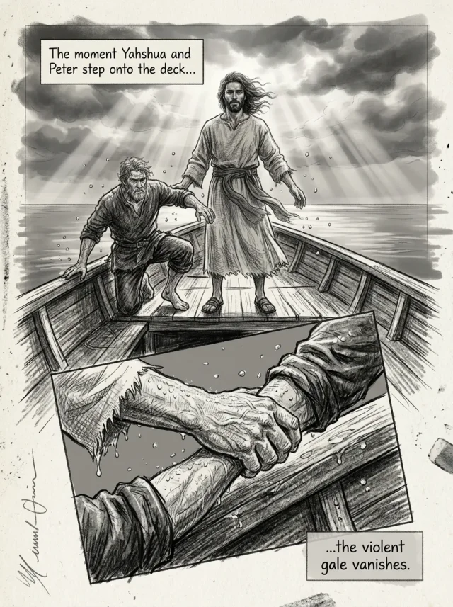 Panel 10 — Peace in the Boat