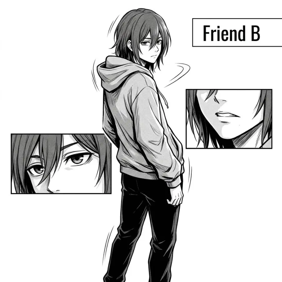 Friend B portrait