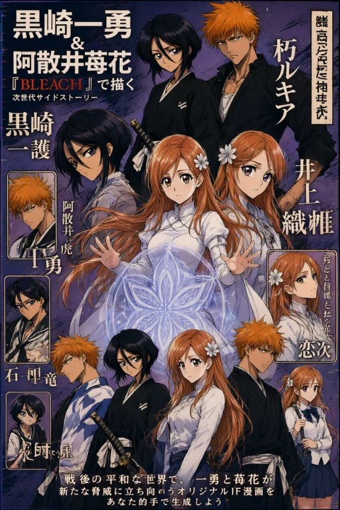 黒崎一勇＆阿散井苺花で描く『BLEACH』次世代サイドストーリー