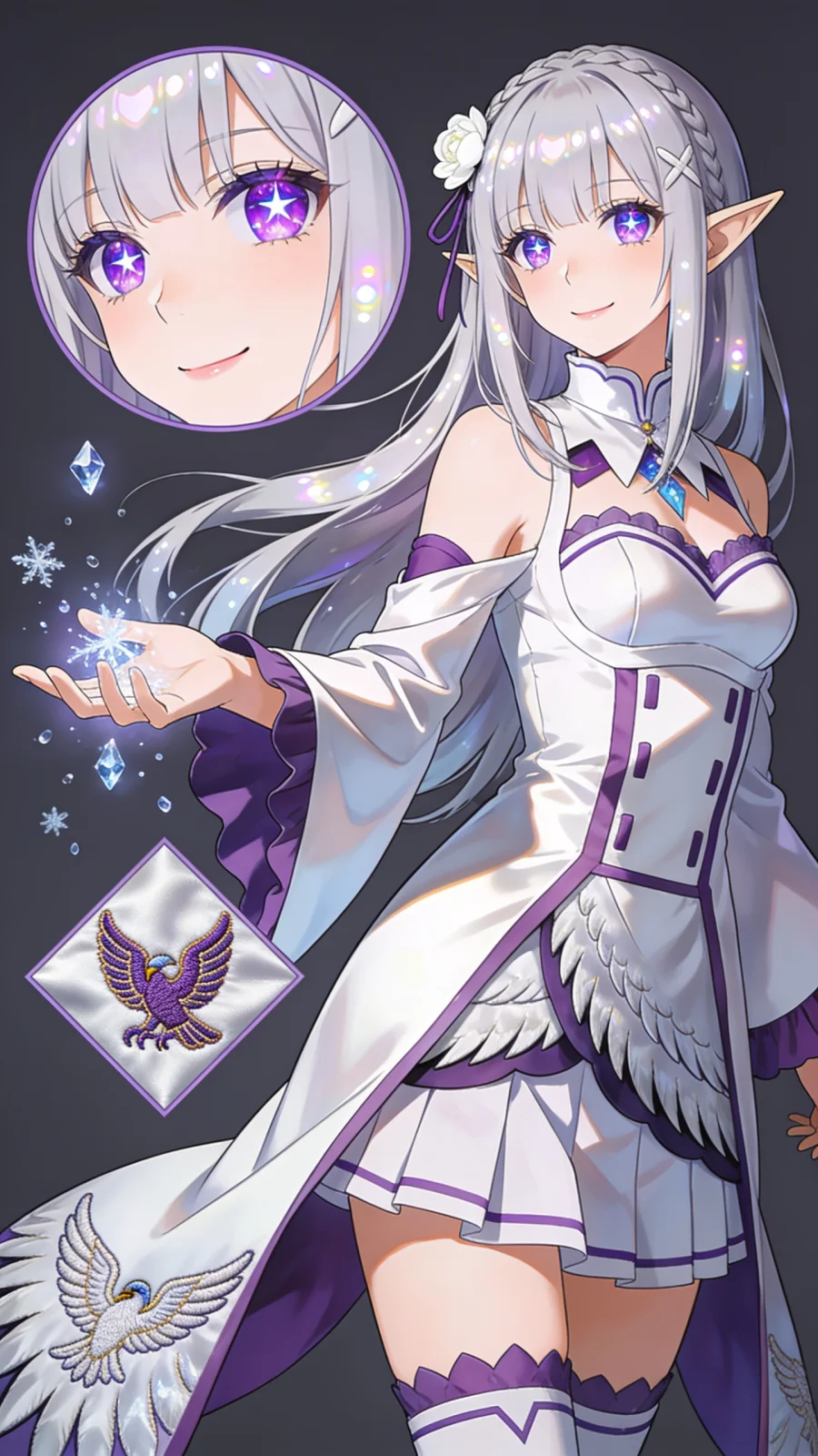 Emilia portrait — AI comic character on TabStory