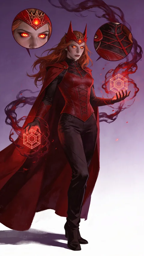 Scarlet Witch / Wanda Maximoff — AI comic character