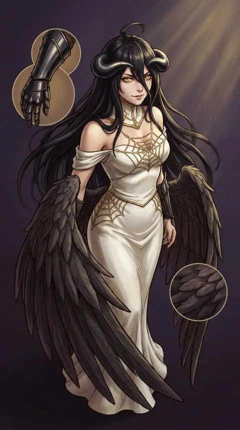 Albedo — related AI comic character