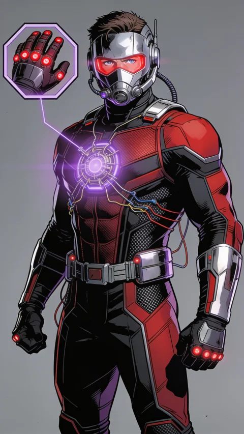 Ant-Man / Scott Lang — related AI comic character