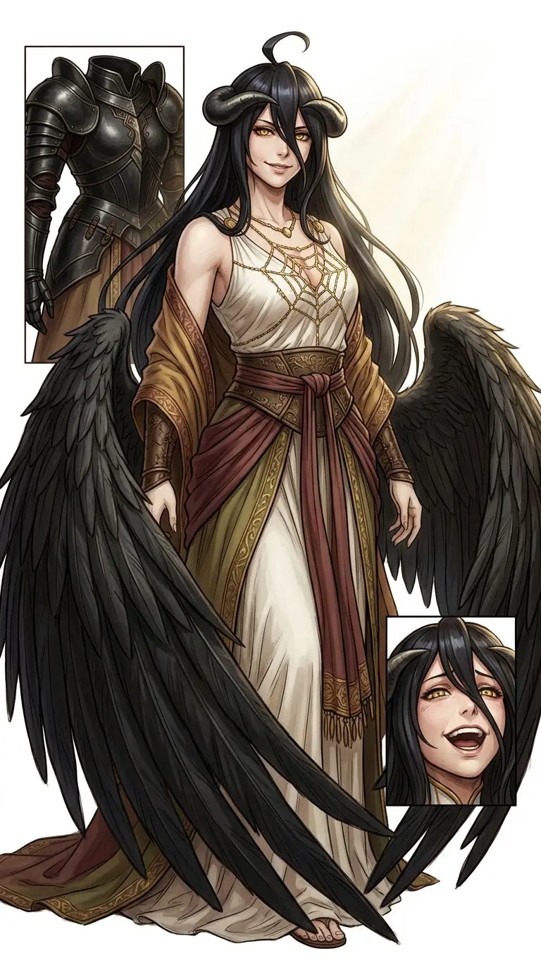 アルベド portrait — AI comic character on TabStory