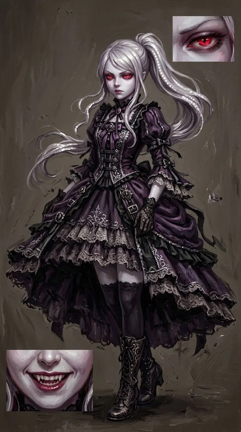 シャルティア・ブラッドフォールン portrait — AI comic character on TabStory
