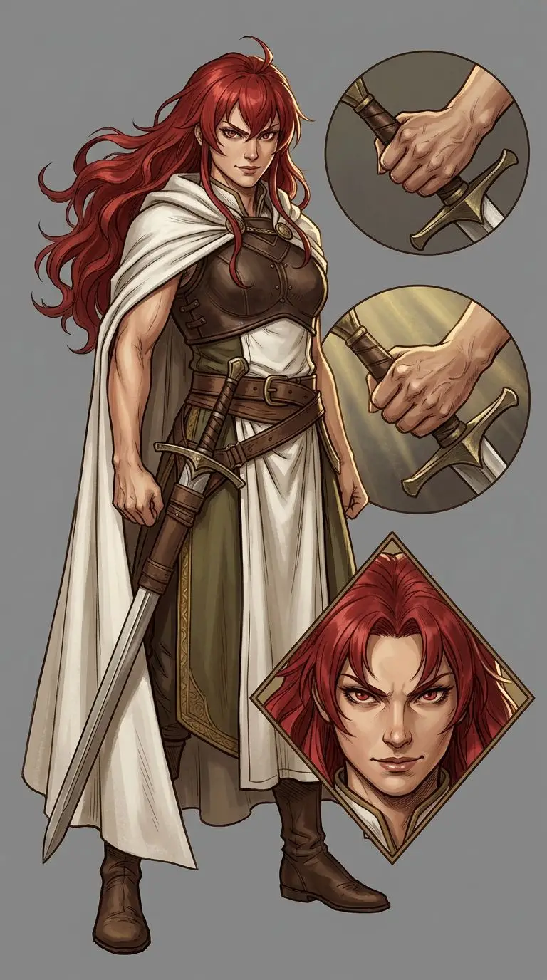 Eris Boreas Greyrat portrait — AI comic character on TabStory