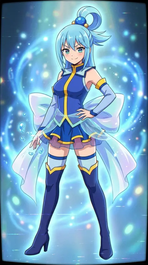 アクア — related AI comic character