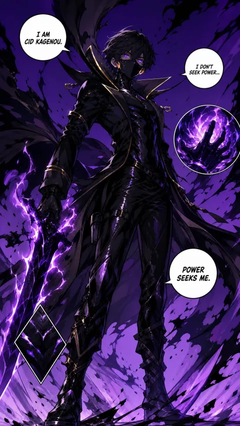Cid Kagenou (Minoru Kageno) — AI comic character
