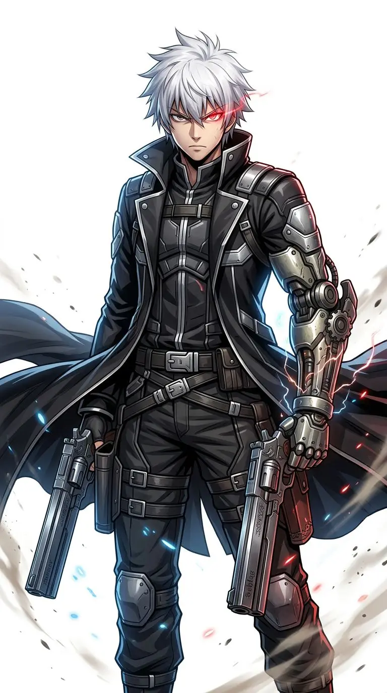 南雲ハジメ portrait — AI comic character on TabStory