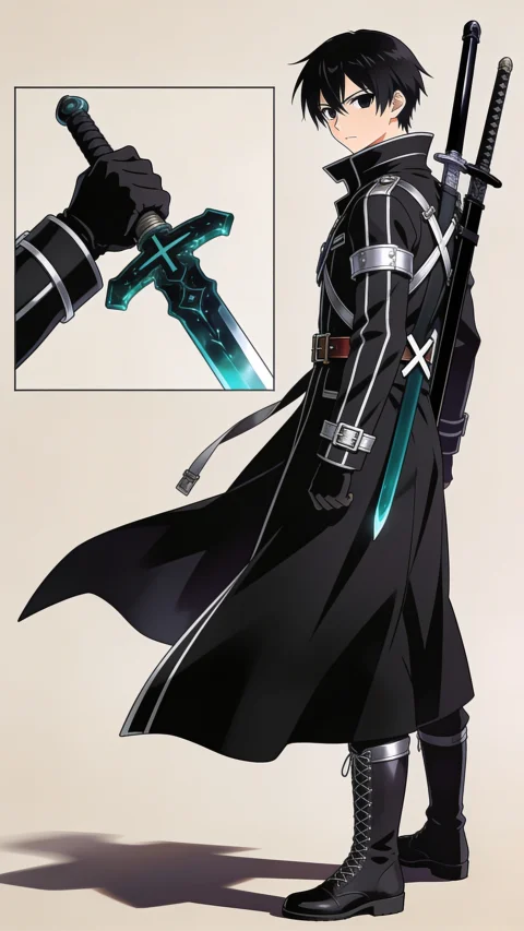 Kirito (Kazuto Kirigaya) — AI comic character