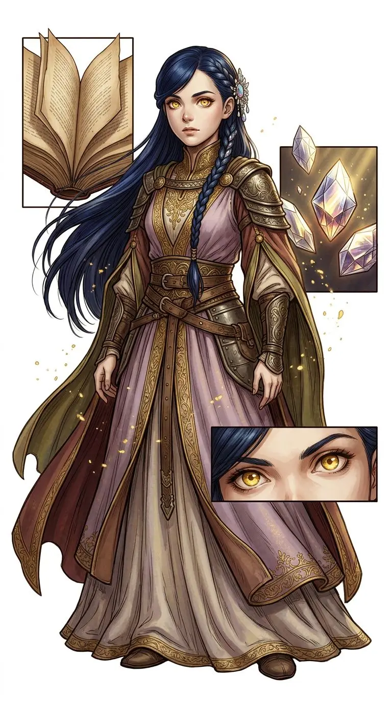 ローゼマイン portrait — AI comic character on TabStory