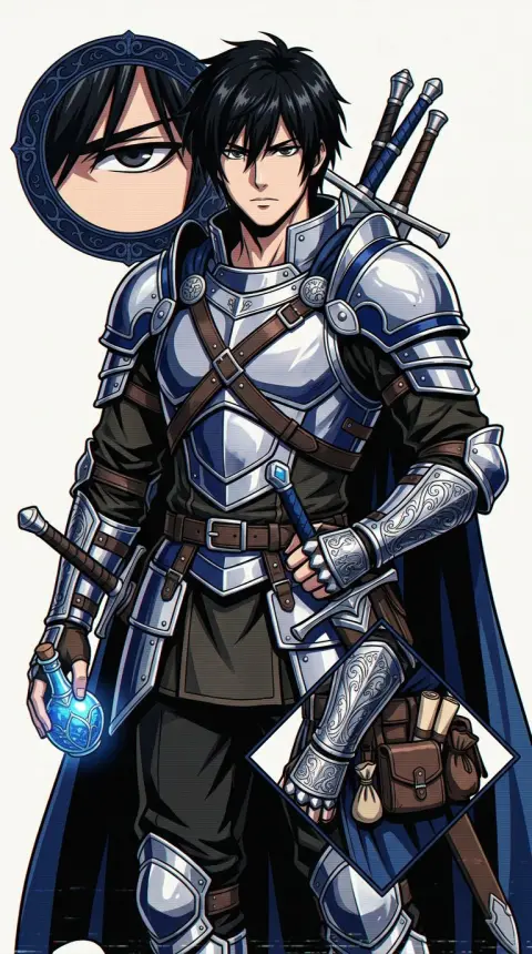 Seiya Ryuuguin — related AI comic character