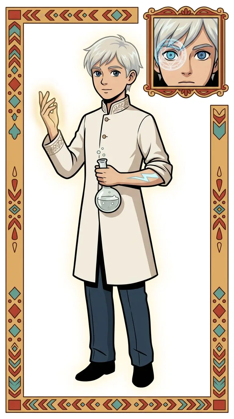 ファルマ・ド・メディシス portrait — AI comic character on TabStory
