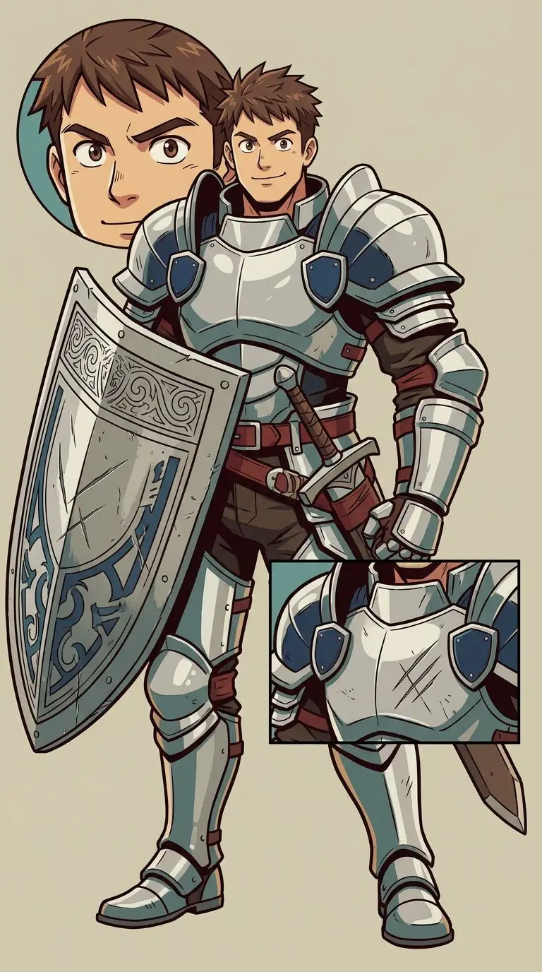 Naotsugu portrait — AI comic character on TabStory