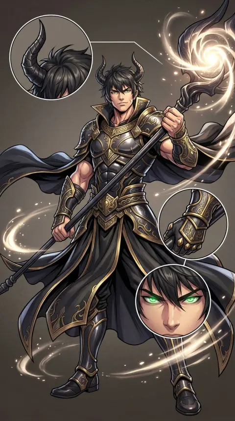 Diablo (Takuma Sakamoto) — AI comic character