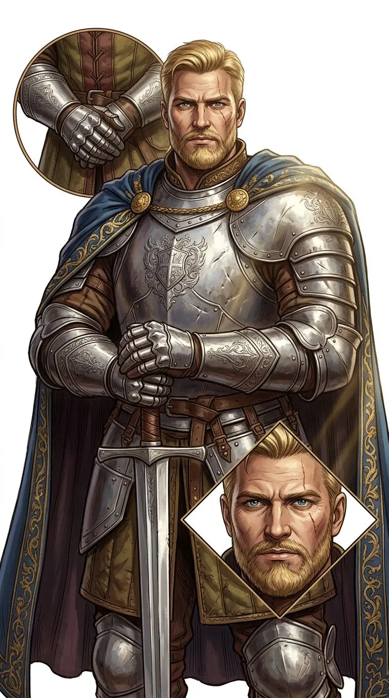 Wilfred Farren portrait — AI comic character on TabStory