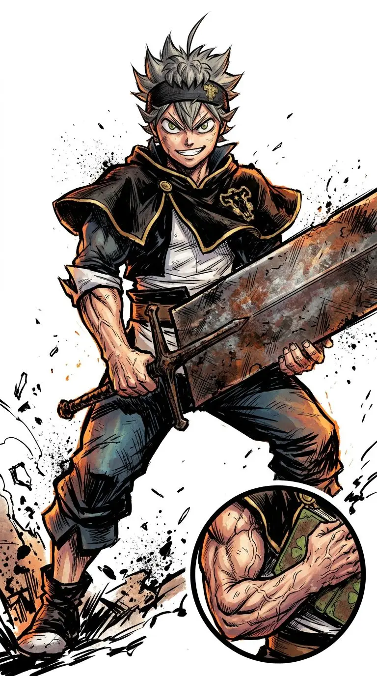 アスタ portrait — AI comic character on TabStory