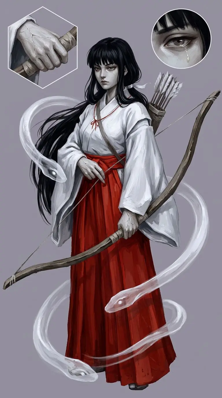 Kikyo portrait — AI comic character on TabStory