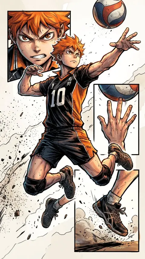 日向翔陽 — related AI comic character