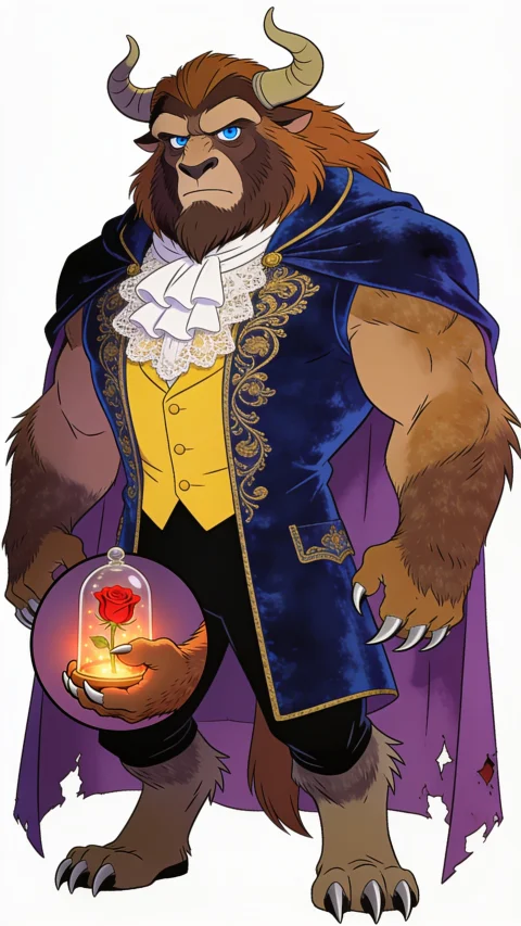 Beast / Prince Adam — AI comic character