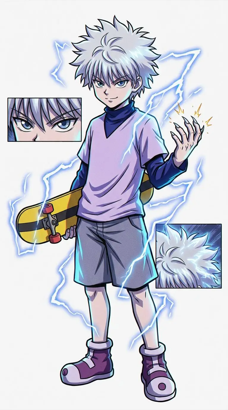 キルア=ゾルディック portrait — AI comic character on TabStory