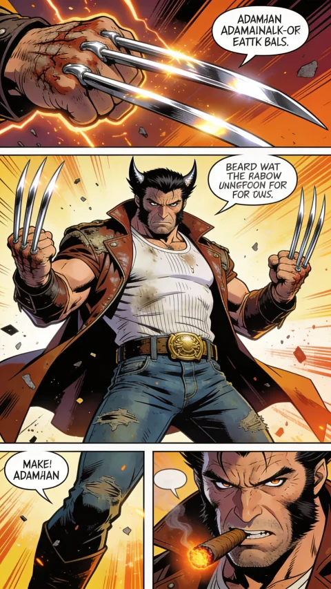 Wolverine / Logan — AI comic character