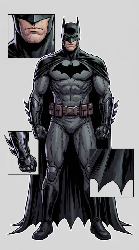 Batman / Bruce Wayne — AI comic character