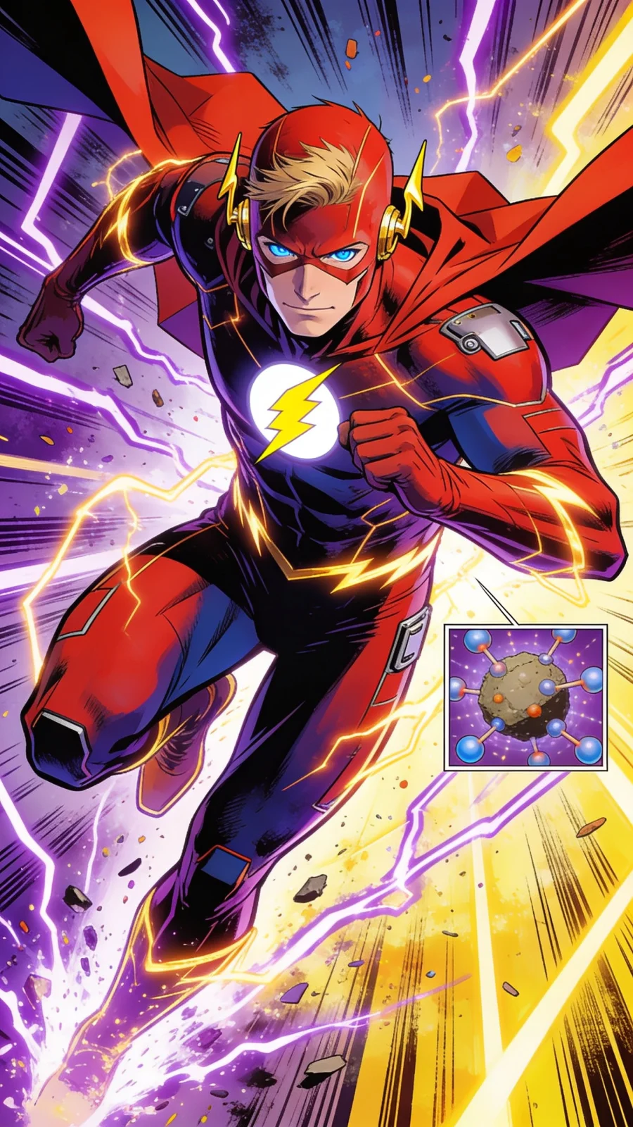 The Flash / Barry Allen portrait — AI comic character on TabStory
