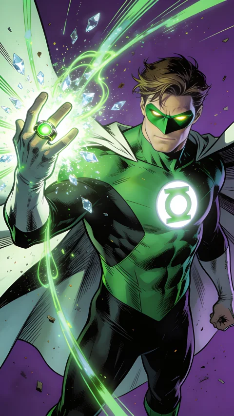 Hal Jordan / Green Lantern — related AI comic character