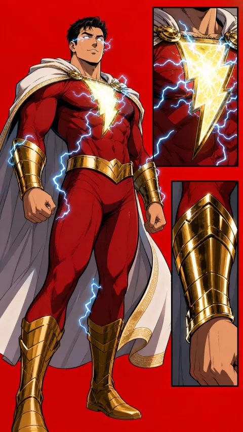 Shazam / Billy Batson — AI comic character