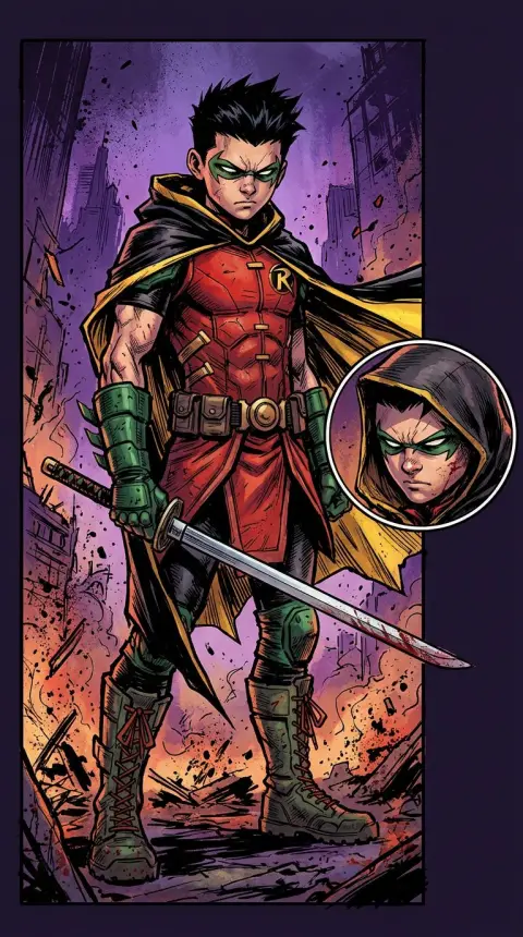 Damian Wayne — related AI comic character