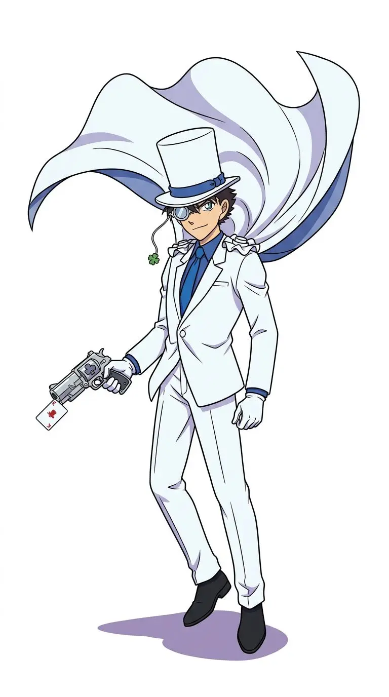 Kaito Kid portrait — AI comic character on TabStory