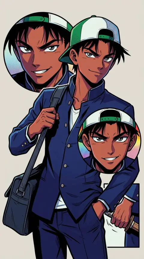 Heiji Hattori — related AI comic character