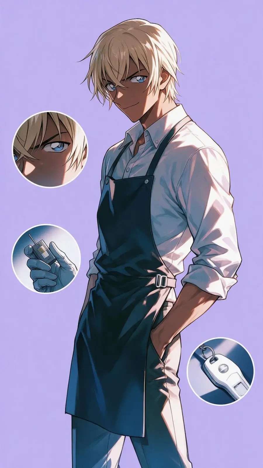 Amuro Tooru portrait — AI comic character on TabStory