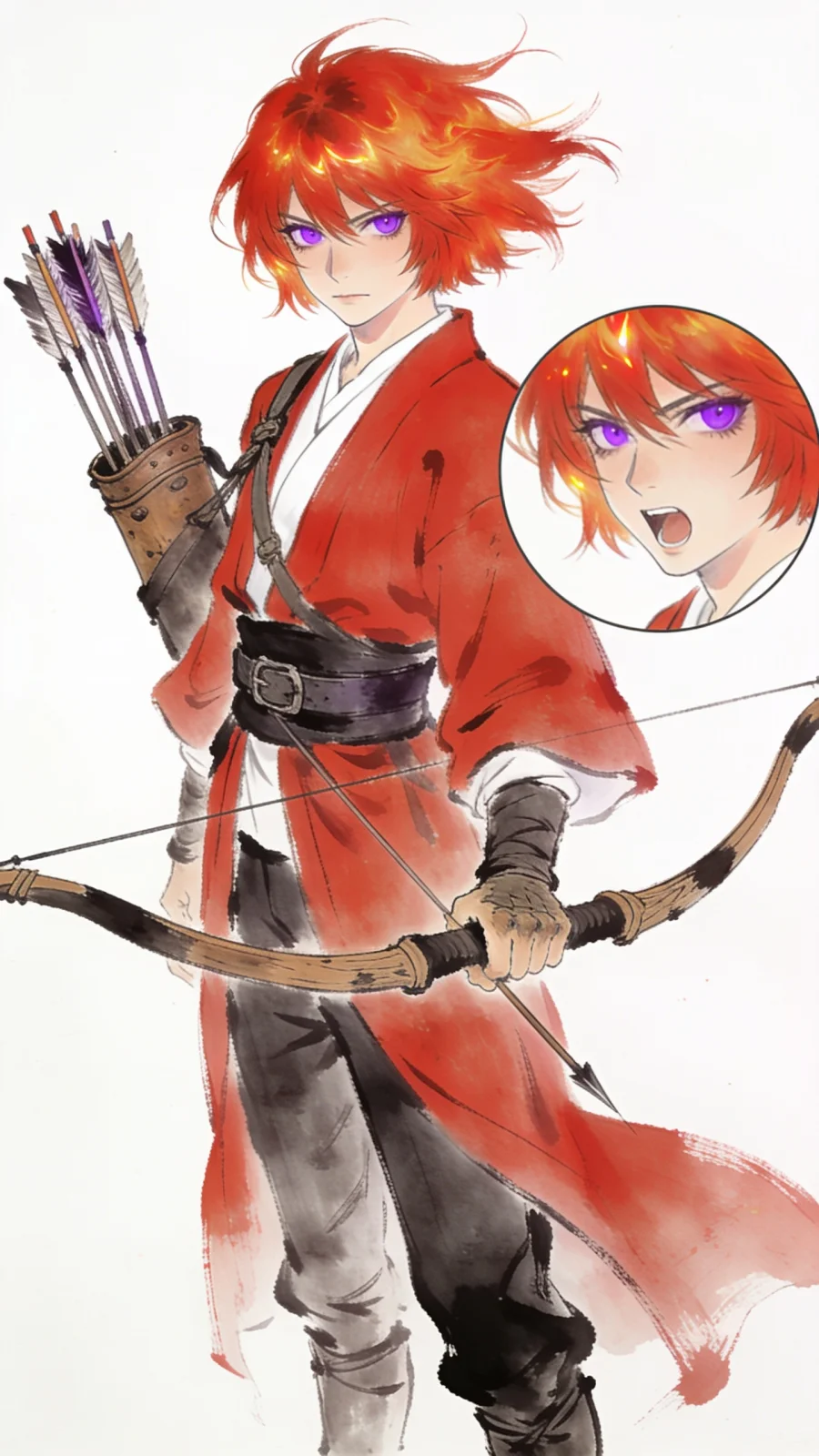 ヨナ portrait — AI comic character on TabStory