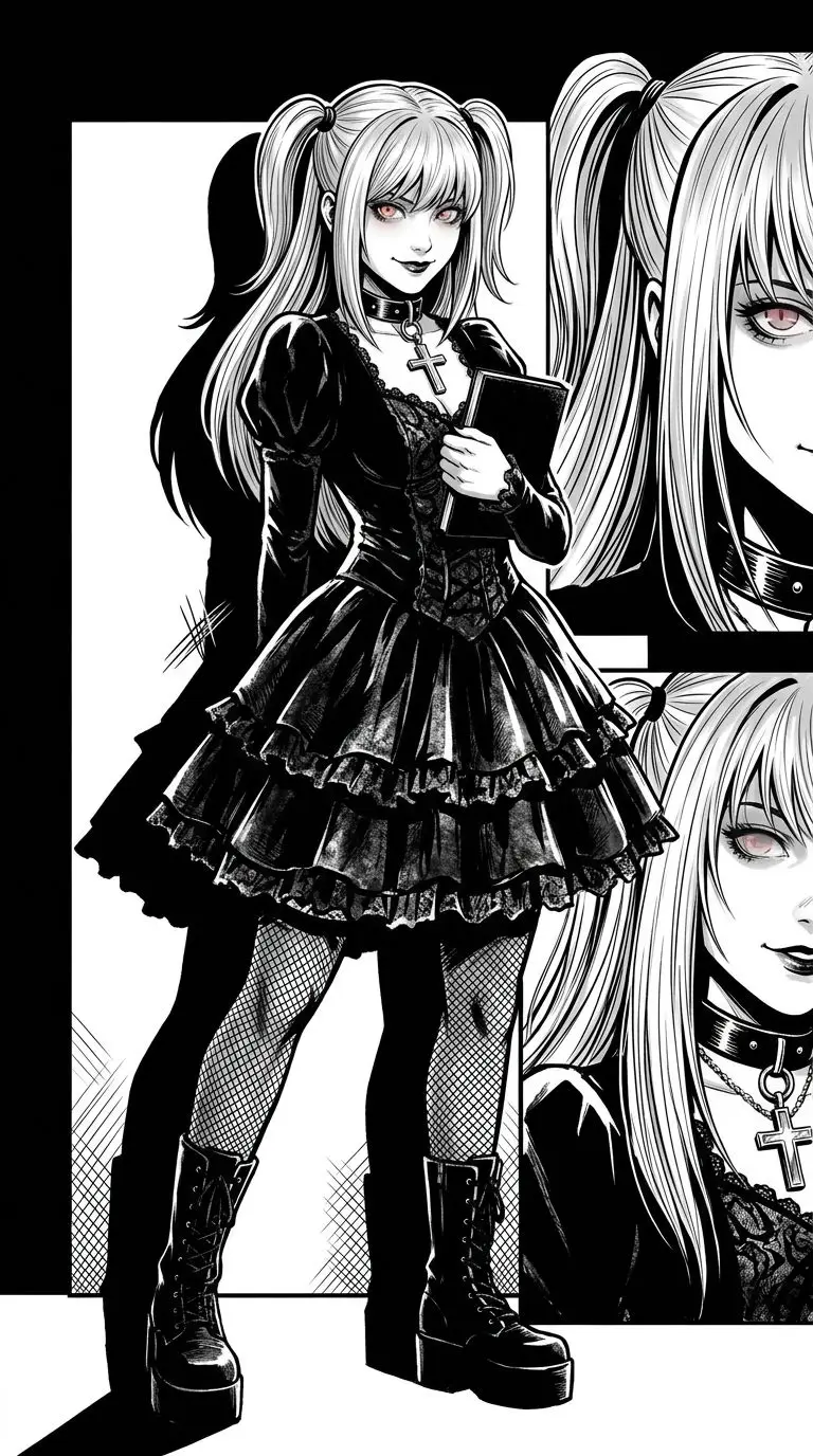 Misa Amane portrait — AI comic character on TabStory