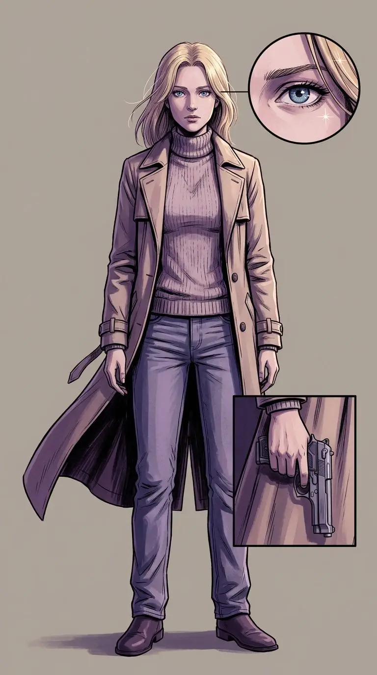 Anna Liebert portrait — AI comic character on TabStory