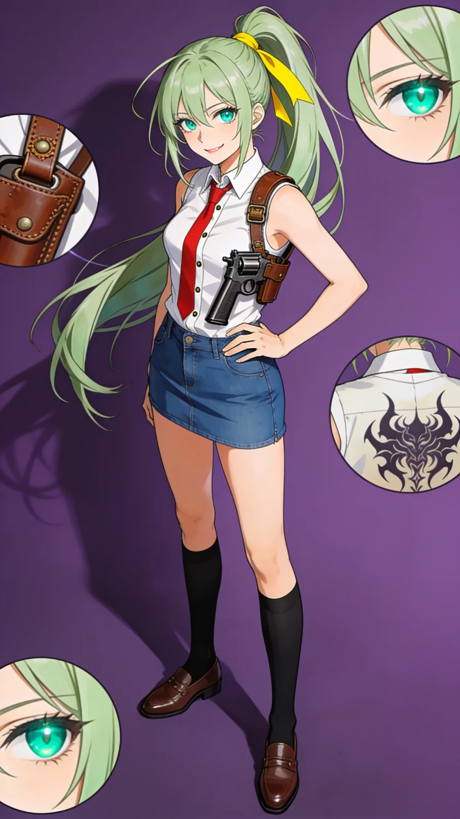 Mion Sonozaki portrait — AI comic character on TabStory